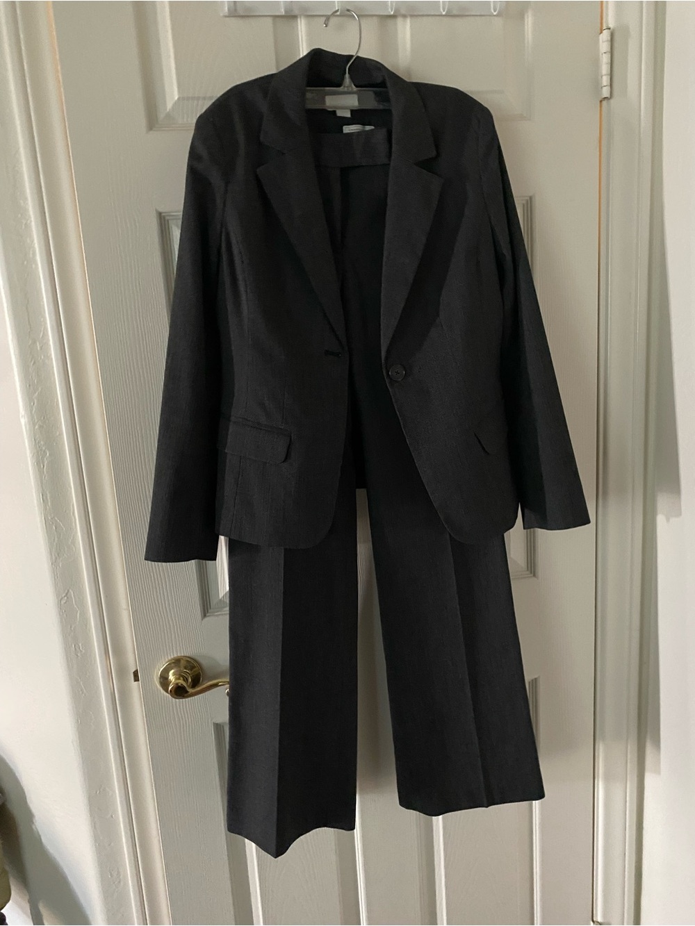 Charter Club Black Women's Two-Piece Pant Suit